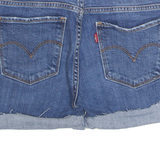 LEVI'S 711 Cut Off Womens Denim Shorts Blue Slim XS W26