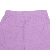 BADGLEY MISCHKA Womens Casual Shorts Purple XS W28