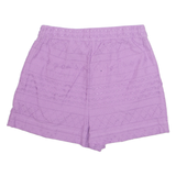 BADGLEY MISCHKA Womens Casual Shorts Purple XS W28
