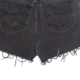 LEE Cut Off Womens Denim Shorts Black L W34