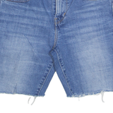 LEVI'S 721 High Rise Cut Off Womens Denim Shorts Blue Slim XS W26