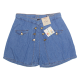 BOLERO Womens Denim Shorts Blue S W28
