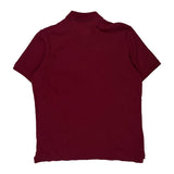 Polo By Ralph Lauren Polo Shirt - Large Burgundy Cotton