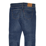 LEVI'S 512 Jeans Mens Blue Slim Tapered Stone Wash W33 L29