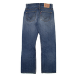 LEVI'S 506 Jeans Mens Blue Regular Straight Stone Wash W30 L28