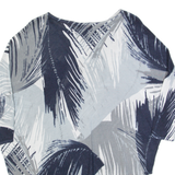 PHASE EIGHT Womens Oversized Top Grey Crazy Pattern XS
