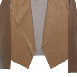 MARC CAIN Womens Kimono Blouse Brown Long Sleeve M