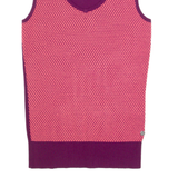 CALVIN KLEIN GOLF Womens Vest Pink V-Neck Sleeveless S