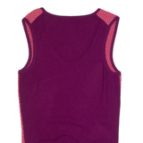 CALVIN KLEIN GOLF Womens Vest Pink V-Neck Sleeveless S