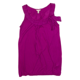 TED BAKER Womens Vest Purple Sleeveless S