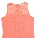REISS Womens Vest Pink Sleeveless UK 10