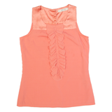 REISS Womens Vest Pink Sleeveless UK 10