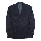 YVES SAINT LAURENT Mens Blazer Jacket Blue Wool L