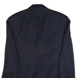 YVES SAINT LAURENT Mens Blazer Jacket Blue Wool L