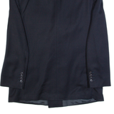 YVES SAINT LAURENT Mens Blazer Jacket Blue Wool L