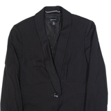 KAREN MILLEN Womens Blazer Jacket Black Wool UK 12