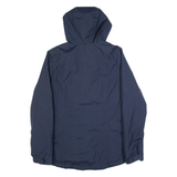 FAT FACE Womens Rain Coat Blue Hooded UK 8