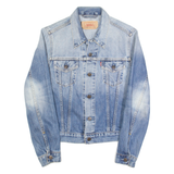 LEVI'S Womens Denim Jacket Blue S