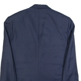 JAEGER Slim Fit Mens Blazer Jacket Blue Wool M