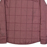 QUIKSILVER Mens Quilted Jacket Maroon S