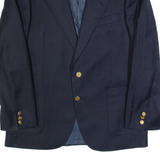 JAEGER Mens Blazer Jacket Blue Wool M