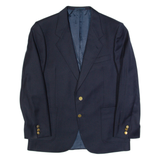 JAEGER Mens Blazer Jacket Blue Wool M