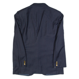 JAEGER Mens Blazer Jacket Blue Wool M