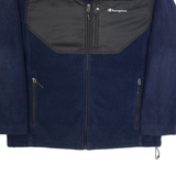 CHAMPION Mens Fleece Jacket Blue L