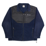 CHAMPION Mens Fleece Jacket Blue L