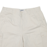 TORERO Mens Cargo Shorts Beige Relaxed M W34