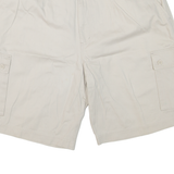 TORERO Mens Cargo Shorts Beige Relaxed M W34