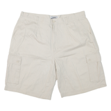 TORERO Mens Cargo Shorts Beige Relaxed M W34
