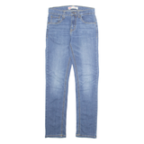 LEVI'S 510 Jeans Womens Blue Slim Skinny Stone Wash W28 L28