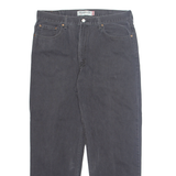LEVI'S 511 BIG E Jeans Mens Grey Slim Straight Stone Wash W38 L32