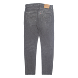 LEVI'S 512 BIG E Jeans Mens Grey Slim Tapered Stone Wash W32 L31