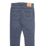 LEVI'S 512 BIG E Jeans Mens Blue Slim Tapered Stone Wash W32 L32