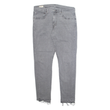 LEVI'S 512 BIG E Jeans Mens Grey Slim Tapered W34 L32