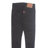 LEVI'S 519 Jeans Mens Black Slim Skinny W32 L29
