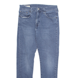 LEVI'S 512 BIG E Jeans Mens Blue Slim Tapered Stone Wash W28 L28