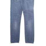 LEVI'S 512 Jeans Mens Blue Slim Tapered Stone Wash W33 L32