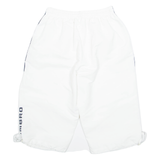 UMBRO Mesh Lined Mens Swimming Shorts White S W26