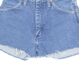 WRANGLER Cut Off Womens Denim Shorts Blue 90s XS W25