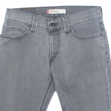 LEVI'S Cut Off 511 Slim Stretch Mens Denim Shorts Grey M W32