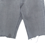 LEVI'S Cut Off 511 Slim Stretch Mens Denim Shorts Grey M W32
