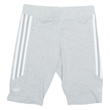 ADIDAS ORIGINALS Cycling Womens Sports Shorts Grey UK 10 W26