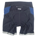 INOC Padded Stretch Cycling Shorts Mens Sports Shorts Black L W28