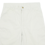 CARHARTT Carpenter Mens Cargo Shorts Beige M W30