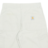 CARHARTT Carpenter Mens Cargo Shorts Beige M W30
