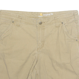 CARHARTT Womens Cargo Shorts Beige UK 12 W34
