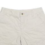 CARHARTT Turn Up Womens Utility Shorts Beige UK 10 W31
